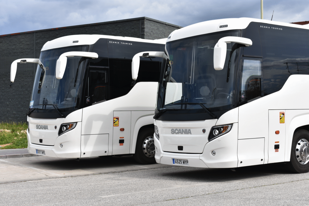 servicio de alquiler de bus con conductor en Madrid